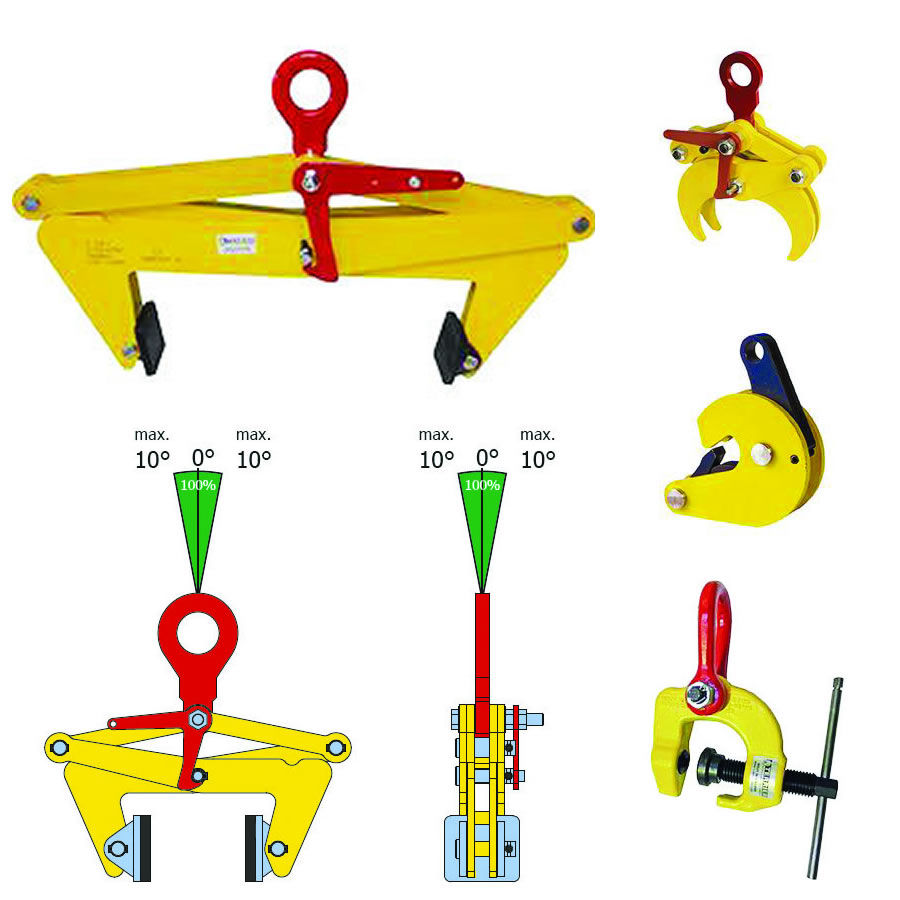 Pinze sollevamento lamiere a pantografo